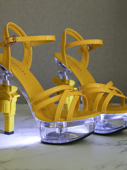 Load image into Gallery viewer, Platform Heels with LED