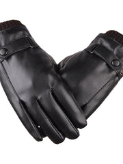 Load image into Gallery viewer, Faux Leather Gloves