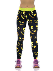 Load image into Gallery viewer, Halloween Leggings Lighting Pumpkin - vendach