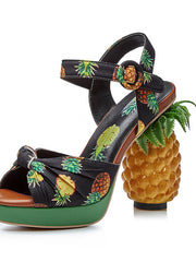 Load image into Gallery viewer, Pineapple High Heel Shoes