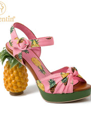 Load image into Gallery viewer, Pineapple High Heel Shoes