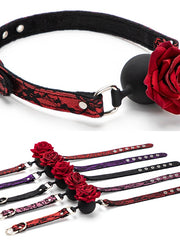 Load image into Gallery viewer, Roses Gag Ball