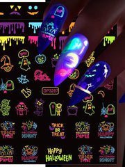 Load image into Gallery viewer, Fluorescence Nail Stickers