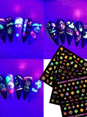 Load image into Gallery viewer, Fluorescence Nail Stickers