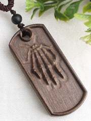 Load image into Gallery viewer, Hood/Natural Stone Pendant Necklace