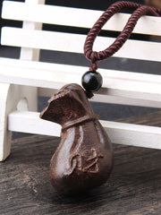 Load image into Gallery viewer, Hood/Natural Stone Pendant Necklace