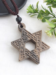 Load image into Gallery viewer, Hood/Natural Stone Pendant Necklace