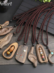 Load image into Gallery viewer, Hood/Natural Stone Pendant Necklace