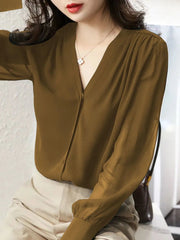 Load image into Gallery viewer, Sheer Long Sleeve Blouse