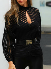 Load image into Gallery viewer, Sheer Stripe Shirt