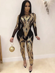 Load image into Gallery viewer, Sequin Jumpsuit