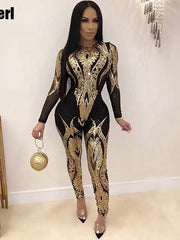 Load image into Gallery viewer, Sequin Jumpsuit