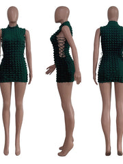 Load image into Gallery viewer, Side Lace-up Dress