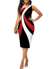 Load image into Gallery viewer, V-Neck Sleeveless Dress