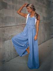 Load image into Gallery viewer, Denim Overalls Jumpsuit