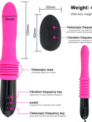 Load image into Gallery viewer, Thrusting Dildo Vibrator