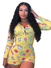 Load image into Gallery viewer, Sexy Long Sleeves Bodycon Bodysuit