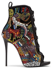 Load image into Gallery viewer, Rhinestone High Heels