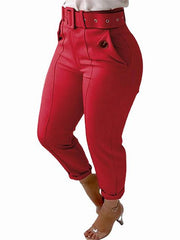 Load image into Gallery viewer, Business Casual Pants W/ Belt