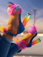 Load image into Gallery viewer, High Heels With Fur