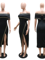 Load image into Gallery viewer, Off-Shoulder Dress