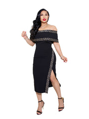 Load image into Gallery viewer, Off-Shoulder Dress