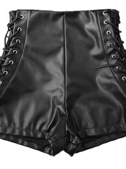Load image into Gallery viewer, Faux Leather Shorts