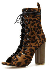 Load image into Gallery viewer, Lace-up High Heel