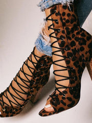 Load image into Gallery viewer, Lace-up High Heel