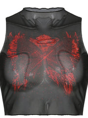 Load image into Gallery viewer, Gothic Crop Top