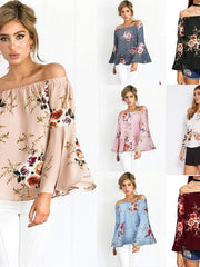Load image into Gallery viewer, Off-Shoulder Blouse
