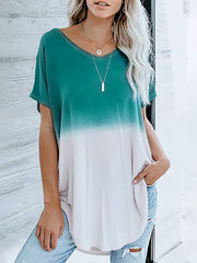 Load image into Gallery viewer, Gradient Loose T-Shirts