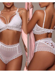 Load image into Gallery viewer, Elegant Lace Lingerie Set