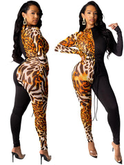 Load image into Gallery viewer, Two-Tone Jumpsuit