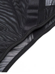 Load image into Gallery viewer, Black Sheer Bodysuit
