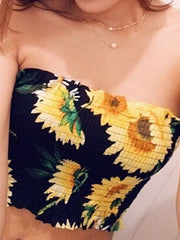 Load image into Gallery viewer, Sunflower Tube Top