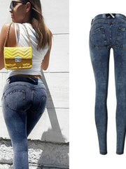 Load image into Gallery viewer, Low Waist Booty Popping Jeans