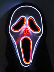 Load image into Gallery viewer, LED Glowing Scream Mask