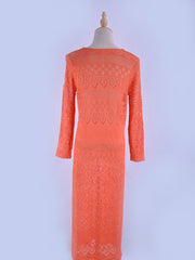 Load image into Gallery viewer, Bohemian Knitted Long Bech Dress