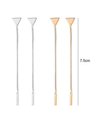 Load image into Gallery viewer, Triangle Dangle Earrings