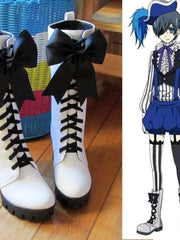 Load image into Gallery viewer, Lace-Up Chunky Heel Boots