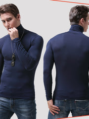 Load image into Gallery viewer, Turtleneck Long Sleeve T-Shirt