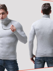Load image into Gallery viewer, Turtleneck Long Sleeve T-Shirt