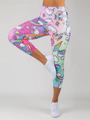 Load image into Gallery viewer, Rainbow Unicorn Leggings