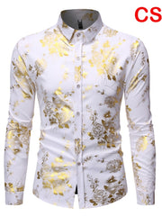 Load image into Gallery viewer, Flower Print Long Sleeve Shirt