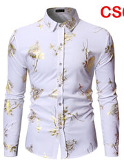 Load image into Gallery viewer, Flower Print Long Sleeve Shirt