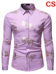 Load image into Gallery viewer, Flower Print Long Sleeve Shirt