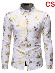 Load image into Gallery viewer, Flower Print Long Sleeve Shirt