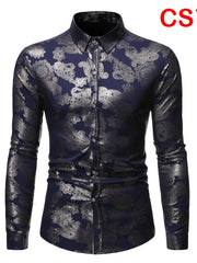 Load image into Gallery viewer, Flower Print Long Sleeve Shirt