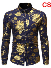 Load image into Gallery viewer, Flower Print Long Sleeve Shirt